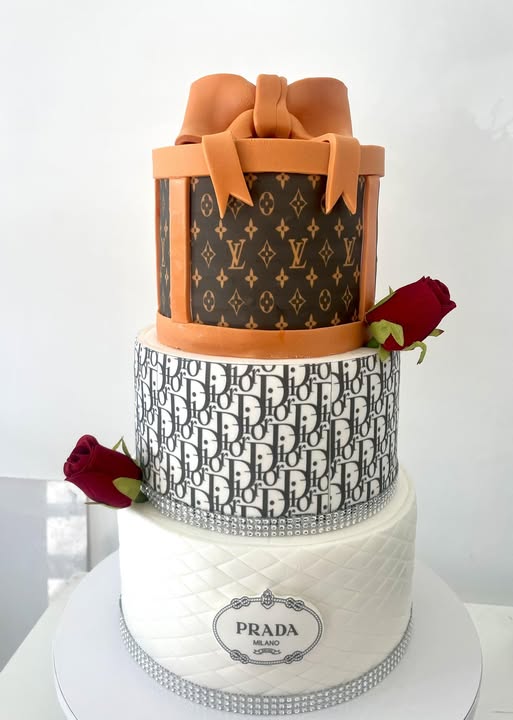3 Tier Designer cake
