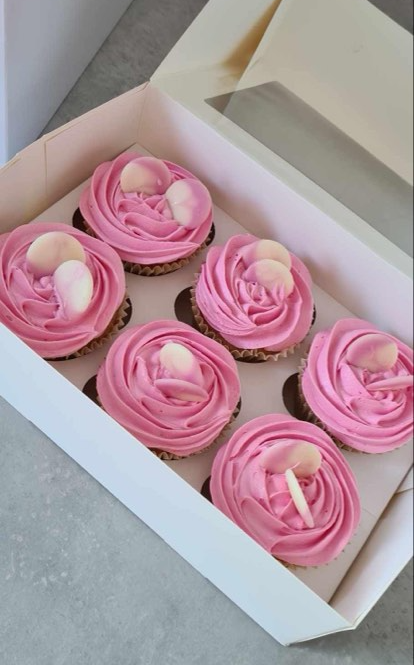 Pink cupcakes