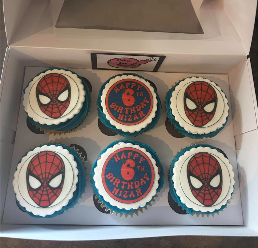 Spiderman Cupcakes