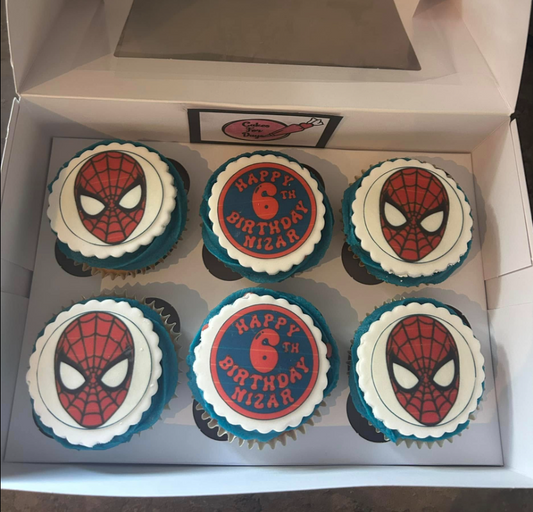 Spiderman Cupcakes