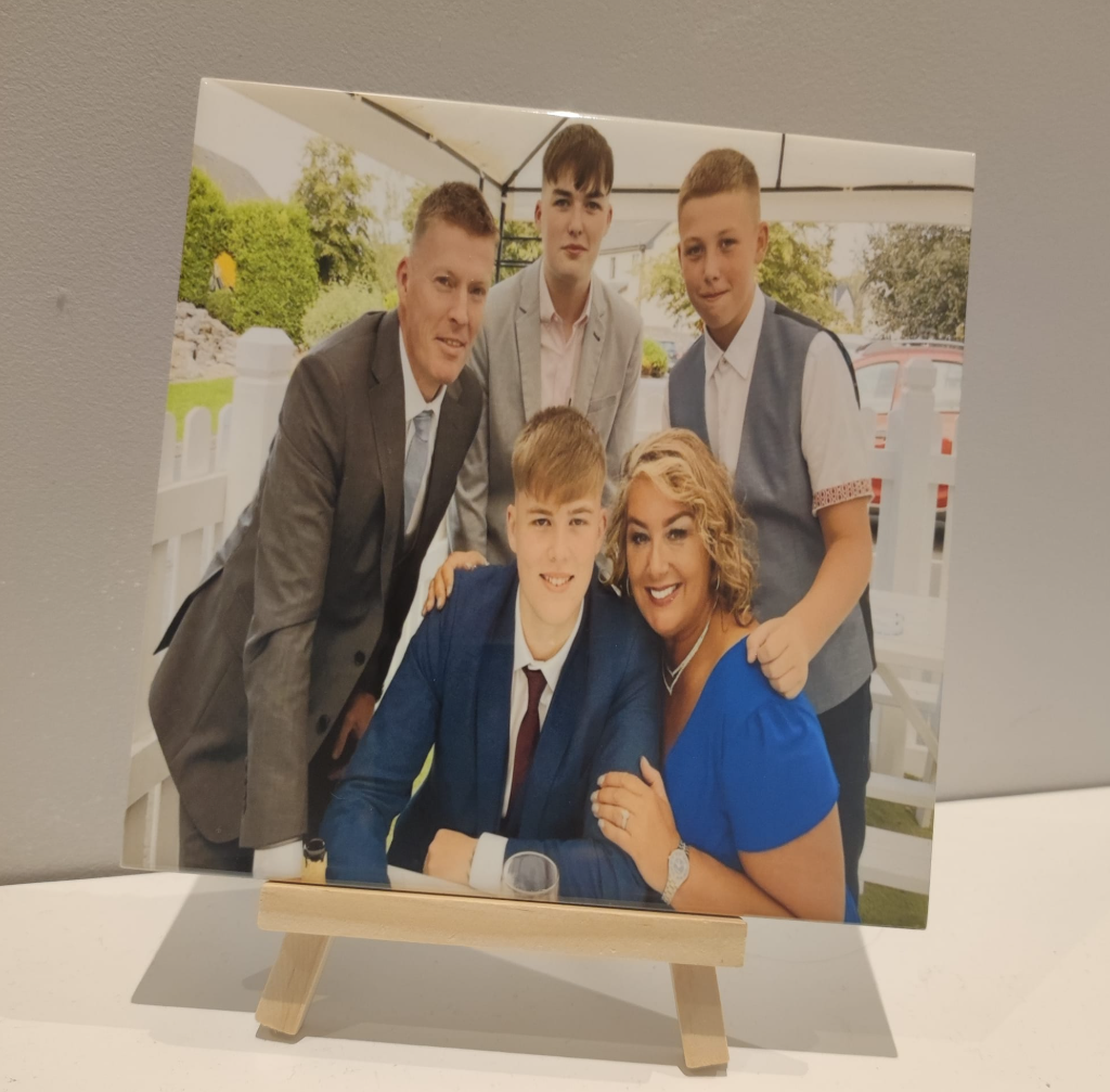 Personalised Glass Tile Image