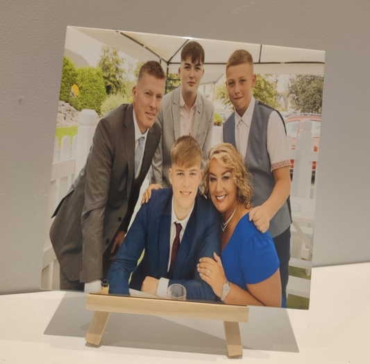 Personalised Glass Tile Image