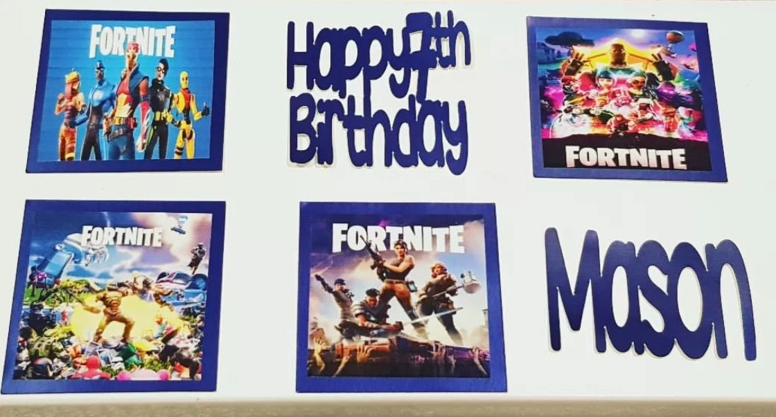 Fortnite Cupcake Toppers