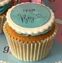 Team boy & girl Baby shower Cupcakes