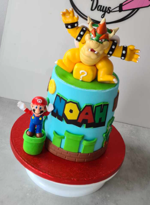 Super mario bros cake