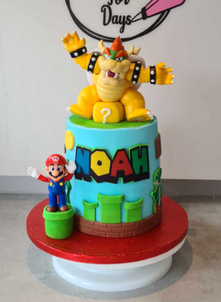 Super mario bros cake