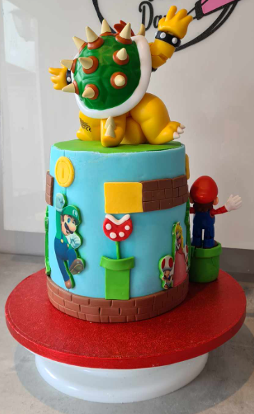 Super mario bros cake