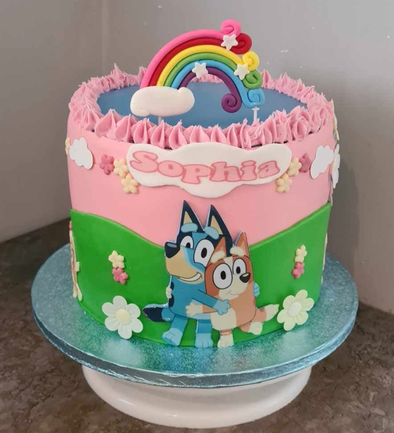 Bluey Cake