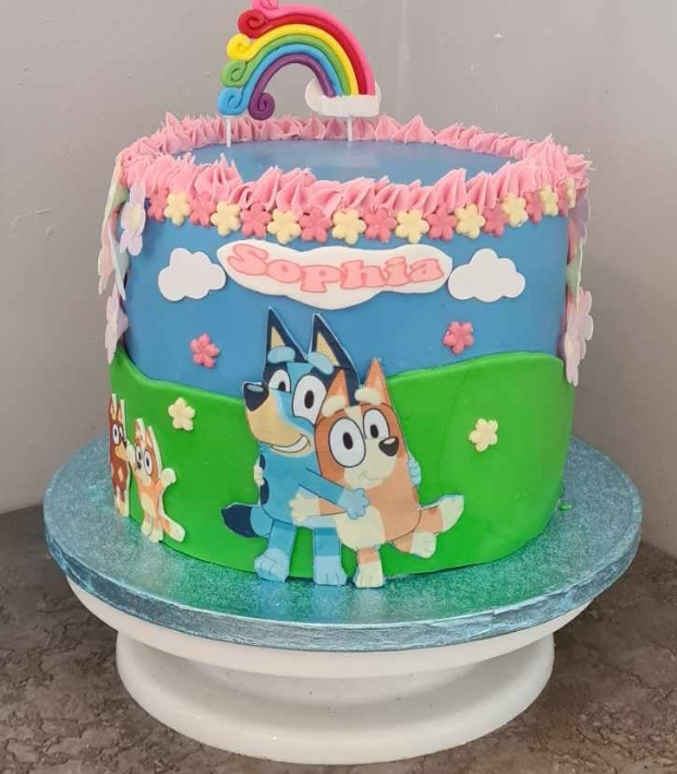 Bluey Cake