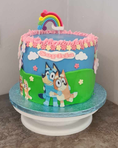 Bluey Cake