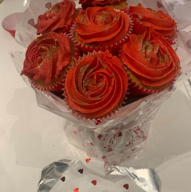 Bouquet of cupcake flowers