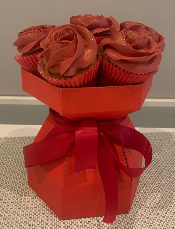 Bouquet of cupcake flowers
