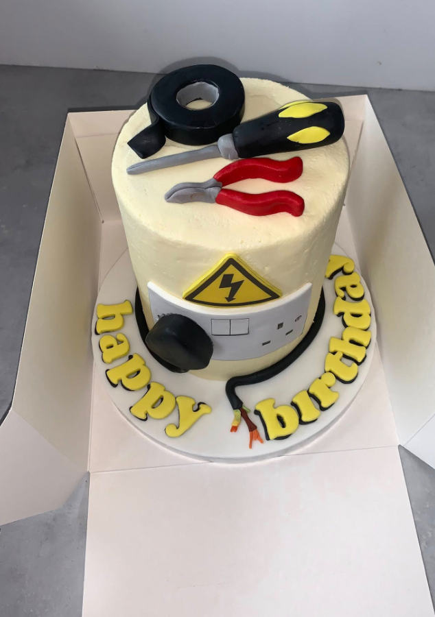 Electrician Cake