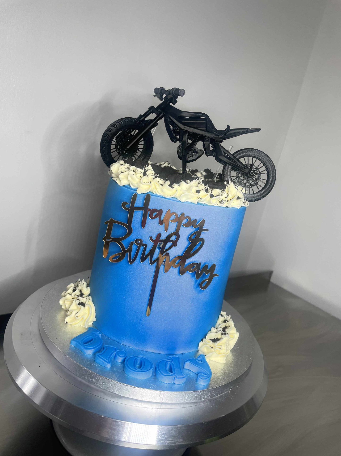 Blue Bike cake (Surron)