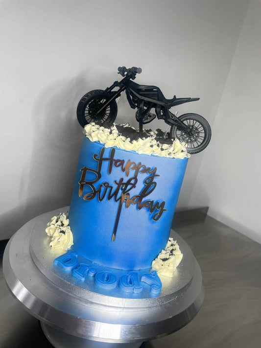 Blue Bike cake (Surron)