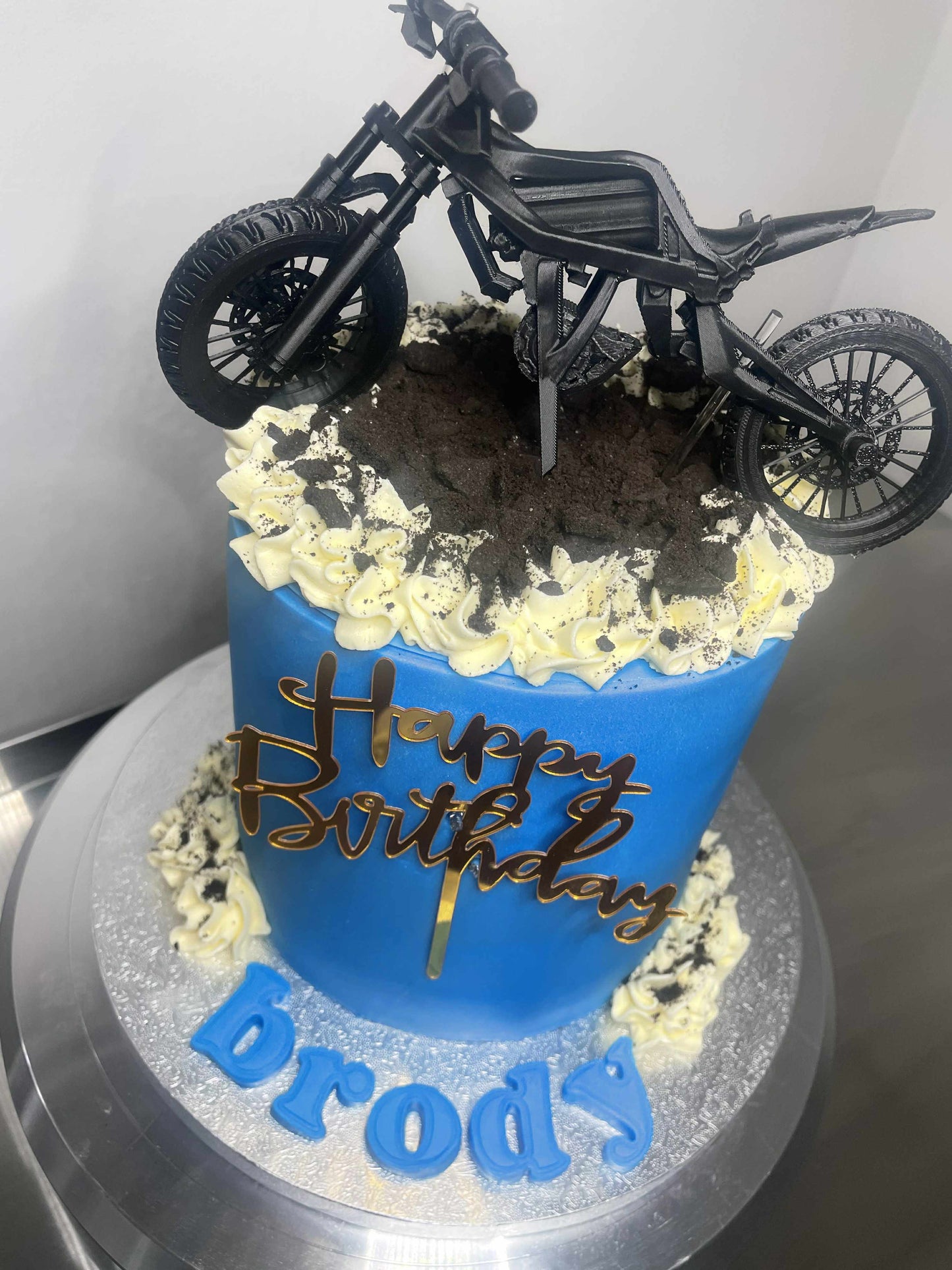 Blue Bike cake (Surron)