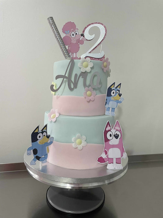 Bluey Two-tier cake