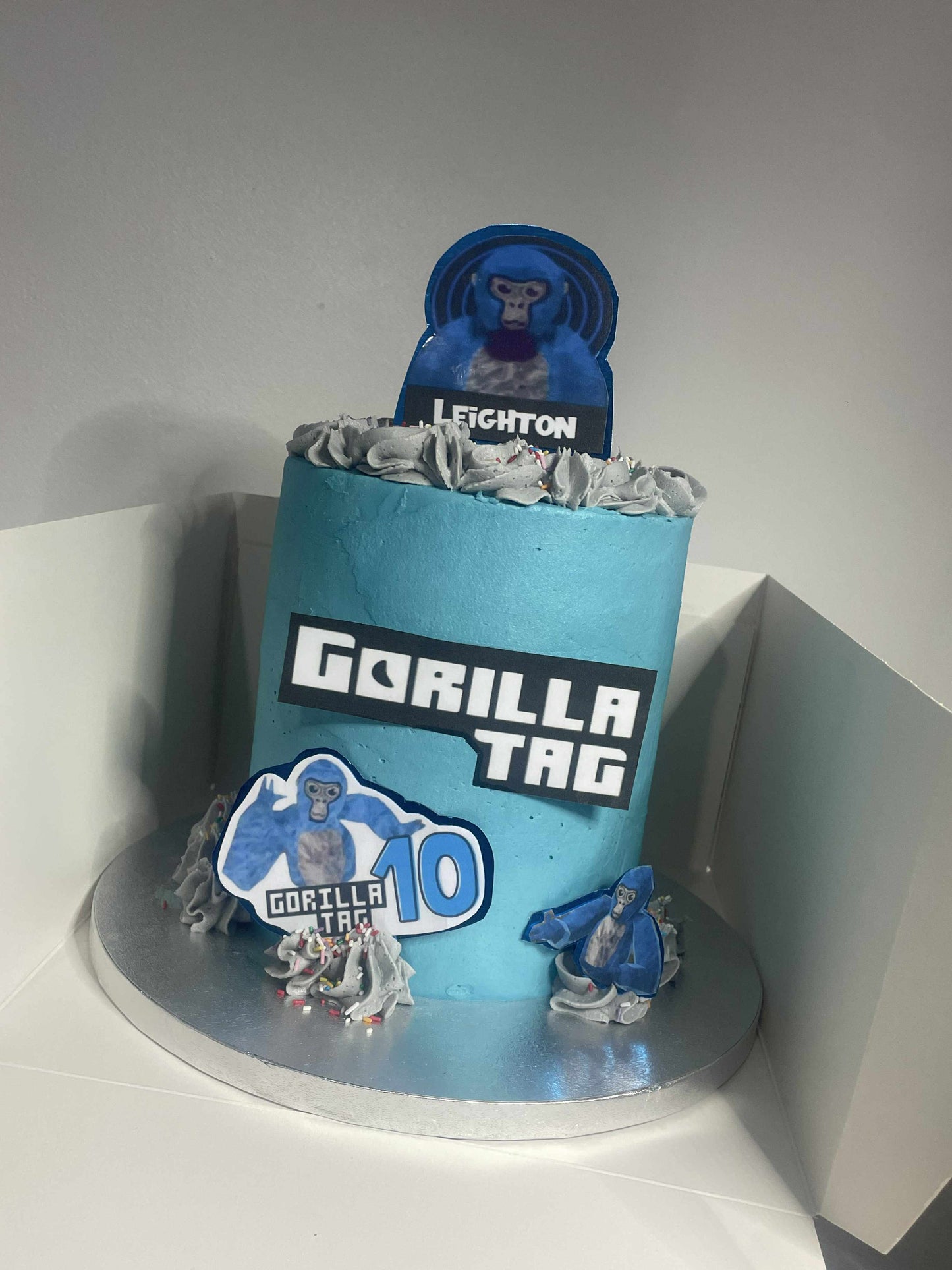 Gorilla Tag Cake